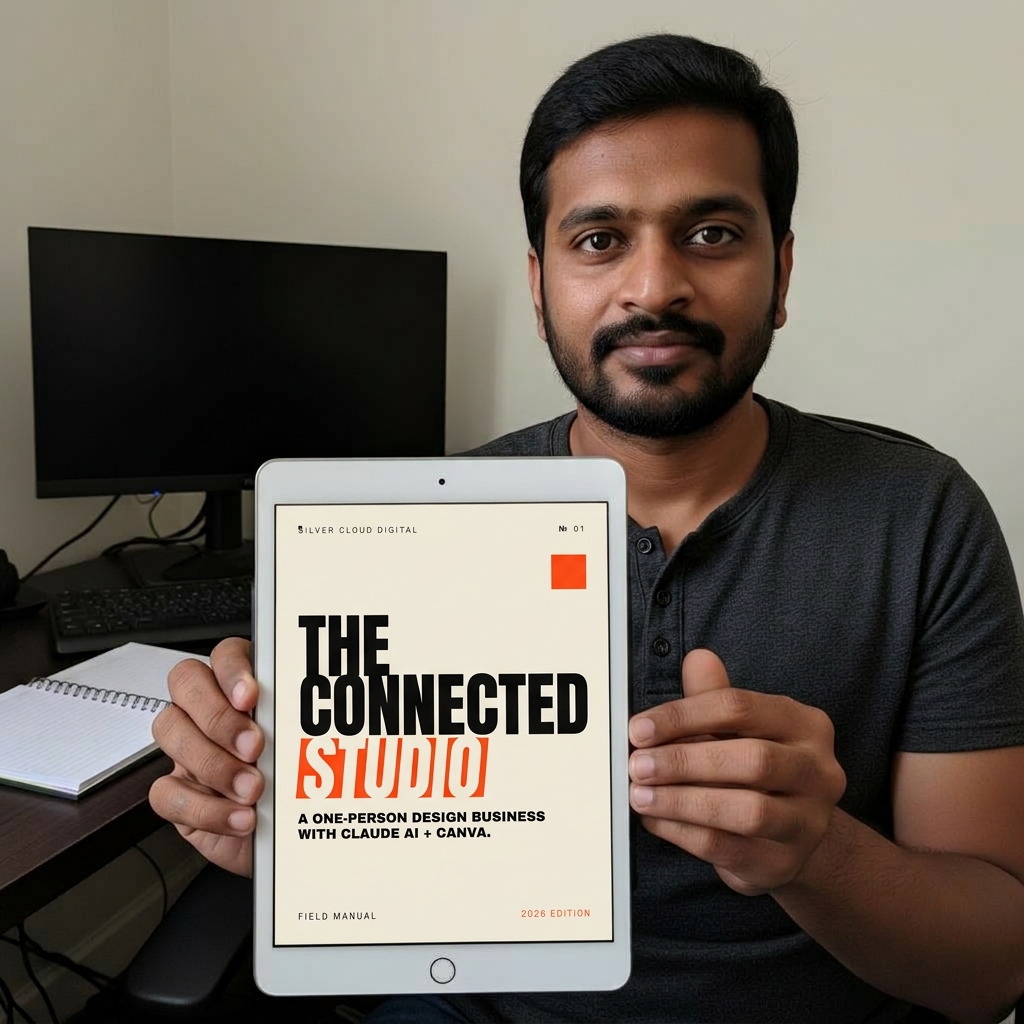 Rohan Mehta holding The Connected Studio on an iPad